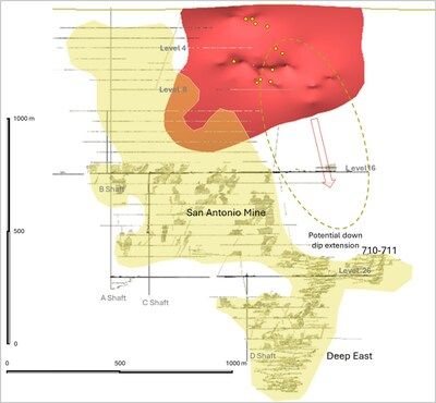 1911 Gold Intersects up to 21.80 g/t Gold over 0.50 m within 6.46 g/t Au over 2.20 m in Drilling at True North