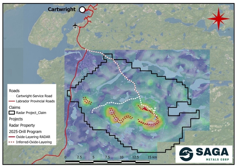 SAGA Metals Reports Significant New Drilling Results from Radar Ti-V-Fe Project in Labrador