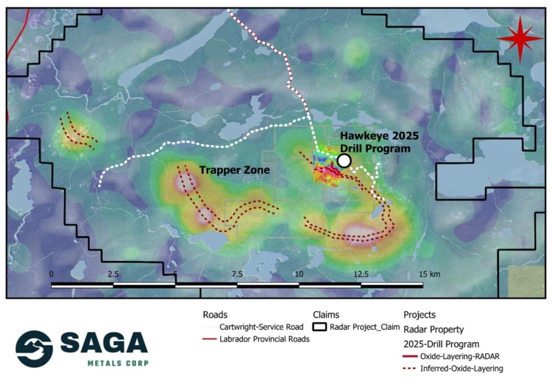 SAGA Metals Reports Significant New Drilling Results from Radar Ti-V-Fe Project in Labrador