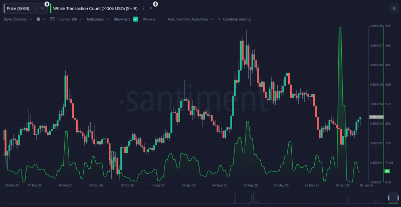 This Dogecoin Rival Could Go Higher Amid Increased Whale Activity, Says Analytics Platform Santiment