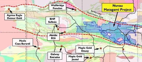 Nuvau's Gold-Focused Exploration Program Underway at Matagami