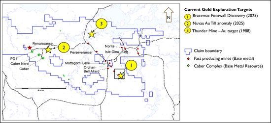 Nuvau Launches Follow up Drilling to Bracemac Footwall Gold Discovery in Matagami