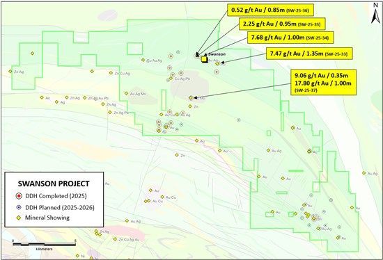 LaFleur Minerals Announces High-Grade Gold Assay Results and Provides Update on Beacon Gold Mill and Swanson Gold Deposit Ramp-Up Activities