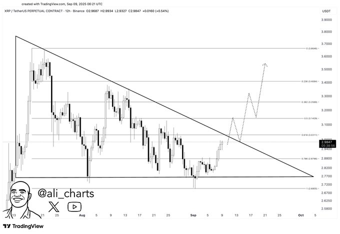 Trader Says Ethereum-Based Altcoin Primed To Skyrocket 300%+, Outlines Path Forward for XRP, Avalanche and Stellar