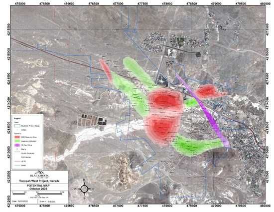 Blackrock Silver Drills 5.03 Metres of 750 g/t AgEq  and Reports Multiple Thick Mineralized Zones in First Assays from Eastern Expansion Drill Program at Tonopah West