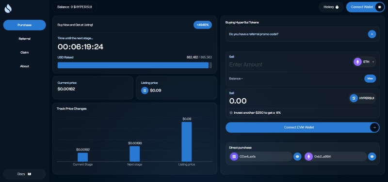 HyperLiquid, Aster, and Now – HyperSui, the Next DEX Token Launch with ICO on Sui