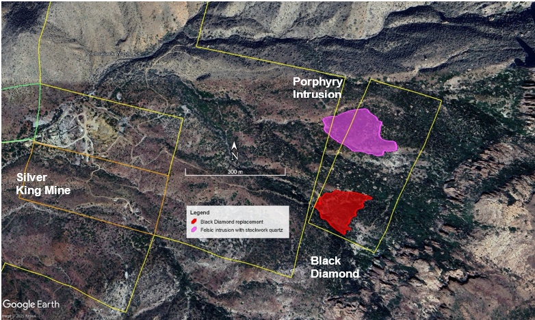 Prismo Develops Additional Drill Targets at Silver King Provides Update on Drill Permit